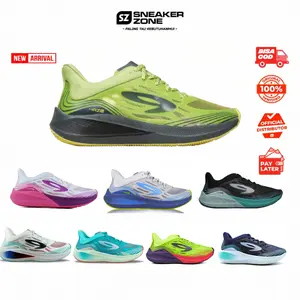 SEPATU LARI RUNNING NINETEN HAZE VISION 1.0 - OUTDOOR - KEREN - NYAMAN Abu