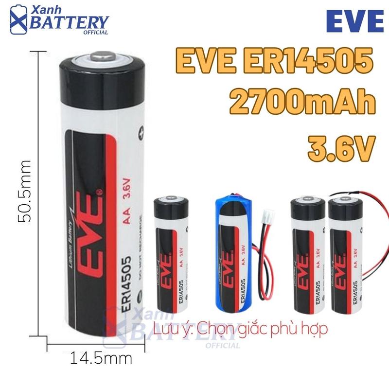  Pin EVE ER14505 3.6V 2700mAh AA chính hãng- Pin thay thế Servo công nghiệp pin nhiệt kế ẩm Delta ASD-MDBT0100... 