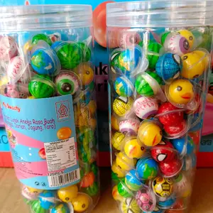 permen lunak mini halal isi 120 pcs/toples