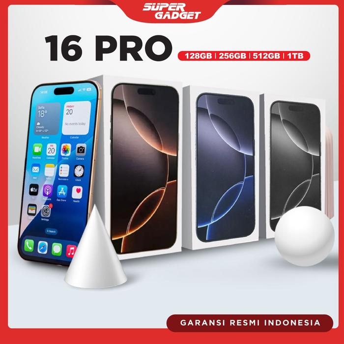 Gambar (SUPER GADGET X WENNY WIJAYA) Apple Iphone 16 Pro | Iphone 16 Pro Max Garansi Resmi Indonesia - 16 ProMax 1TB, Desert Titanium dari SUPERGADGET Kota Administrasi Jakarta Pusat Tokopedia