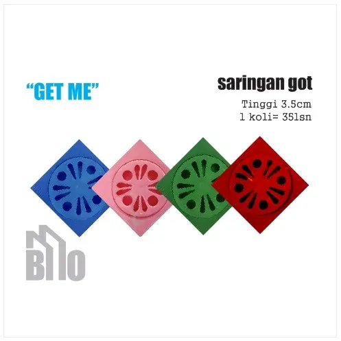 saringan got pvc , 3,5cm & 6cm