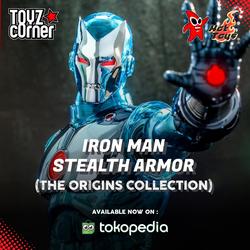 Hot Toys Iron Man Stealth Armor – 1/6, Die Cast, Exclusivité 2023