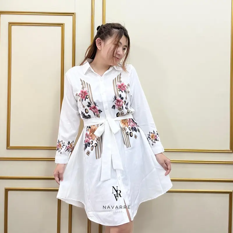 NVR - Fitriah Flower Tunik Fashion Printing Wanita 0