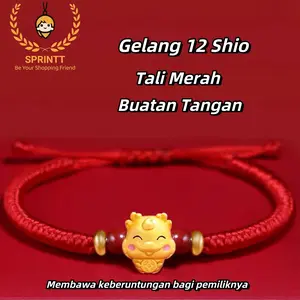 [SPRINTT] SL008 Gelang 12 Shio Tali Merah  Gelang Tangan Buatan Tangan Pria Wanita