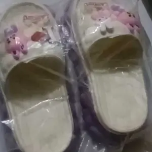 LUCKY SHOES LABUBU  Selop  Perempuan Imut & Lucu AntiSlip EVA Empuk Nyaman Size 24-35 Trendy dan AntiAir