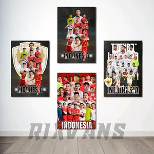 Poster Mdf Timnas Indonesia 20x30cm