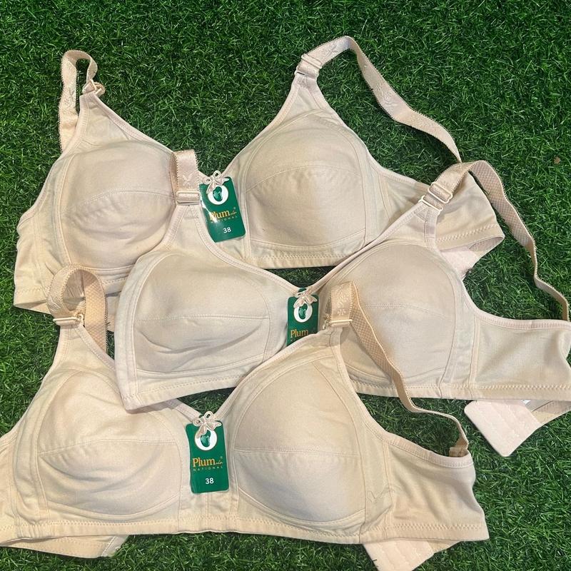 Promo Hemat BH Katun Cup Besar Tanpa Busa Cantik Bra Wanita Dewasa Kait 3 BH PLUMula Lembut Halus Nyaman Menyerap Keringat Tipis Remaja Dewasa 0