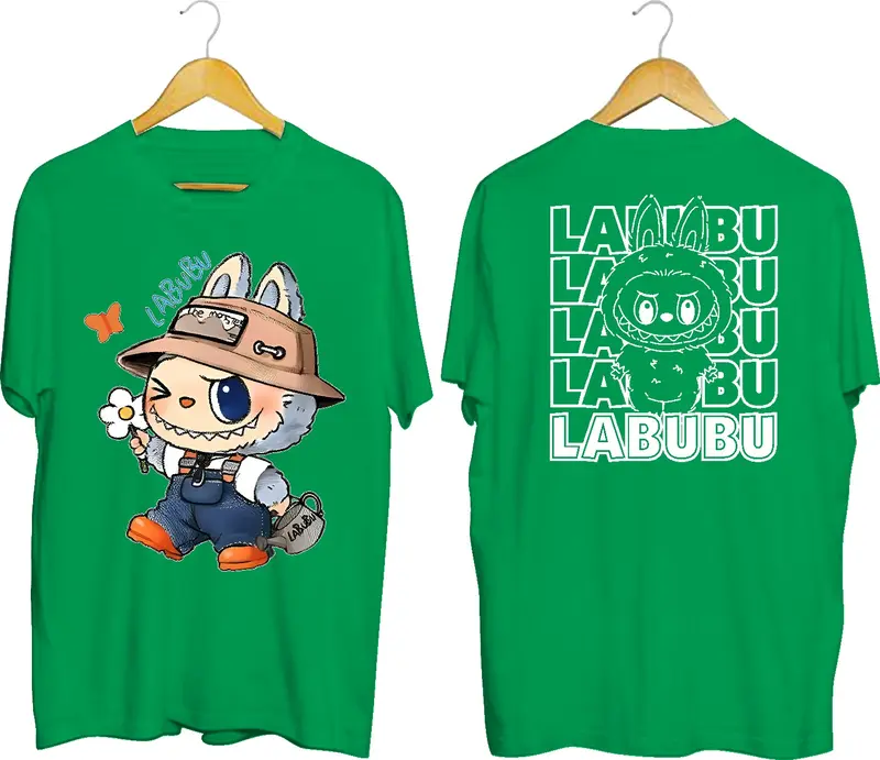 Kaos Atasan oblong cewe Lengan pendek Kaos oblong / Kaos Wanita Sablon Labubu / Kaos Oblong/ Baju Kaos Tshirt/ Tshirt wanita/ Tshirt cewek 1