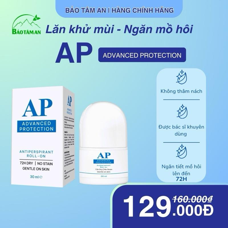 Lăn khử mùi & Ngăn tiết mồ hôi chuyên sâu AP-ADVANCED PROTECTION - Khử mùi cơ thể cho Nam Nữ 30ml