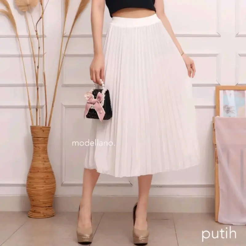 Rok bludru 7/8.rok plisket bludru tebal 7/8 premium 4