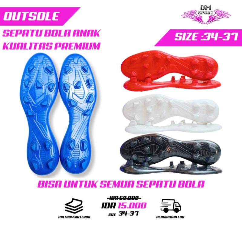 OOUTSOL TELAPAK SEPATU BOLA SOL BOLA ANAK-ANAK 34,35,36,37 Sapatu Bola 0