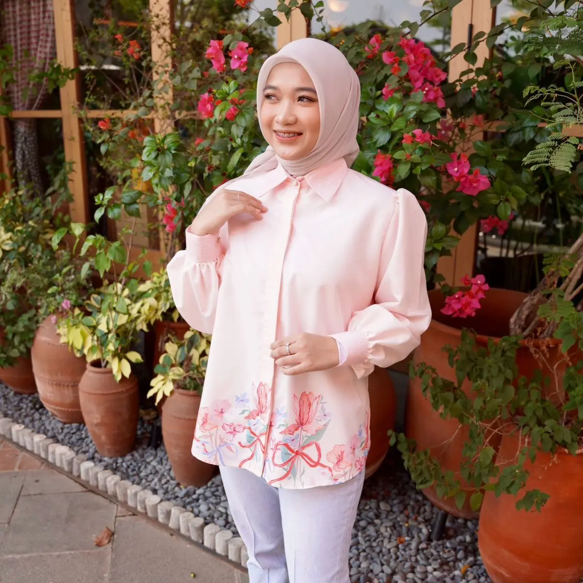 Rumibykyla - Chloe top atasan wanita bahan katun