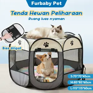 Tenda Kucing Besar Anti Air Tenda Lipat Kucing Portable kandang kucing Fortable Pagar Kucing Anjing