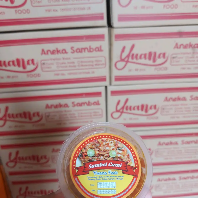 Sambal cumi asin enak Harga 1 Paket isi 4 Pcs 1
