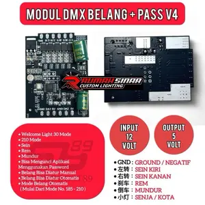 MODUL DMX V4 costum kuat jemper 6, demon/alis suport belang kiri kanan