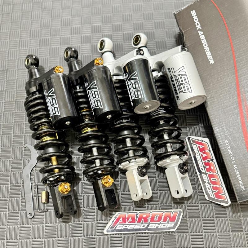 SHOCKBREAKER COPY YSS MODEL G-SPORT SERIES UKURAN 330MM & 310MM MOTOR MATIC SINGLE SHOCK ( VARIO BEAT SCOOPY GENIO STYLO - MIO X-RIDE XEON FINO SOUL DLL ) SHOCK ABSORBER MATIC SINGLE SHOCK G-SPORT SERIES AS CHROME TABUNG ATAS / Motorcycle Sy13SpeedShop
