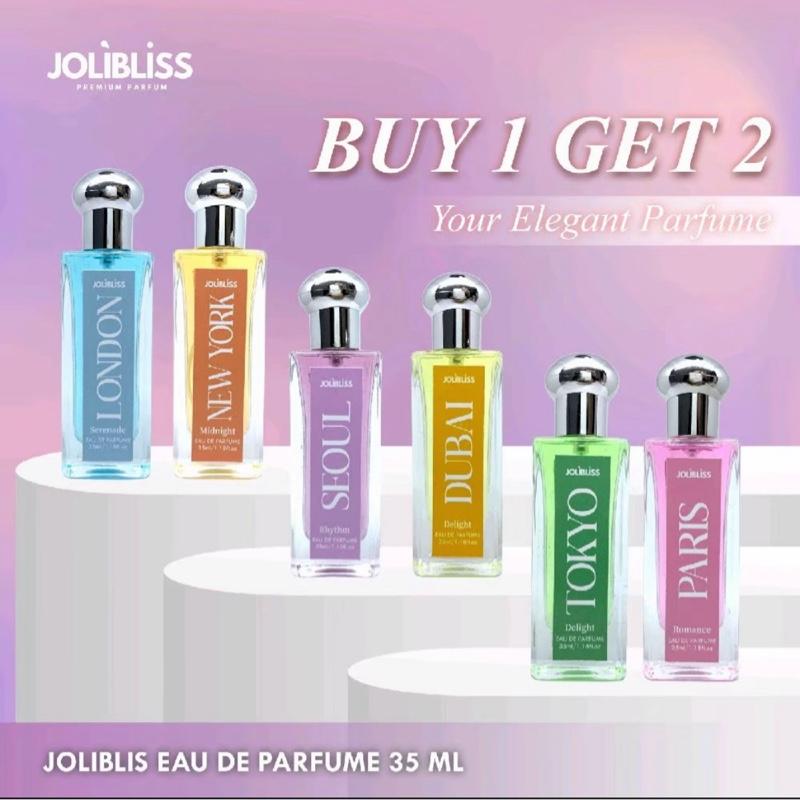 Jolibiss Parfum Jolibis Tahan Seharian Parfum Pria dan Wanita Eau de Parfume 35 ML Buy 1 Get 2 Your Elegant Parfume