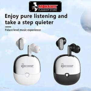 Mohawk MY-C14 Penjelmaan Suara Stereoskopik 30 Jam Bateri Panjang Bluetooth 5.4 HIFI Kualiti Suara Ultra Short StemTWS Earphones Mic Power Audio Device Speaker Wireless Amplifier Headset Headphone Connect