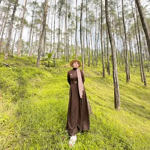 Bellalunabutik -Thalita Dress Gamis Lebaran Panjang Mewah Terbaru