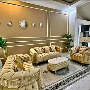 Sofa beludru model terbaru funiture kayu jati