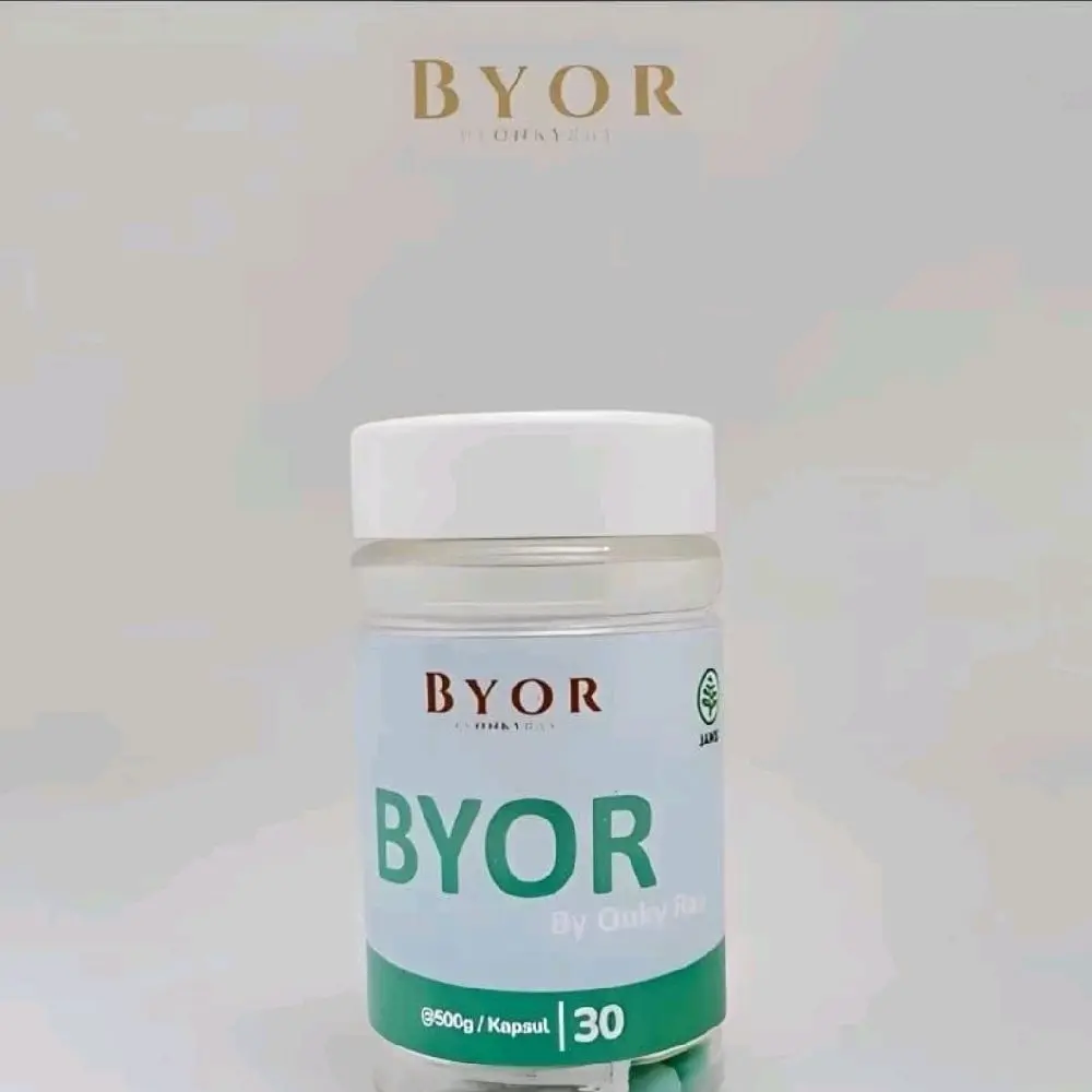 Suplemen Kesehatan BYOR Isi 30 Kapsul @500mg - Menjaga Kesehatan Tubuh Secara Alami