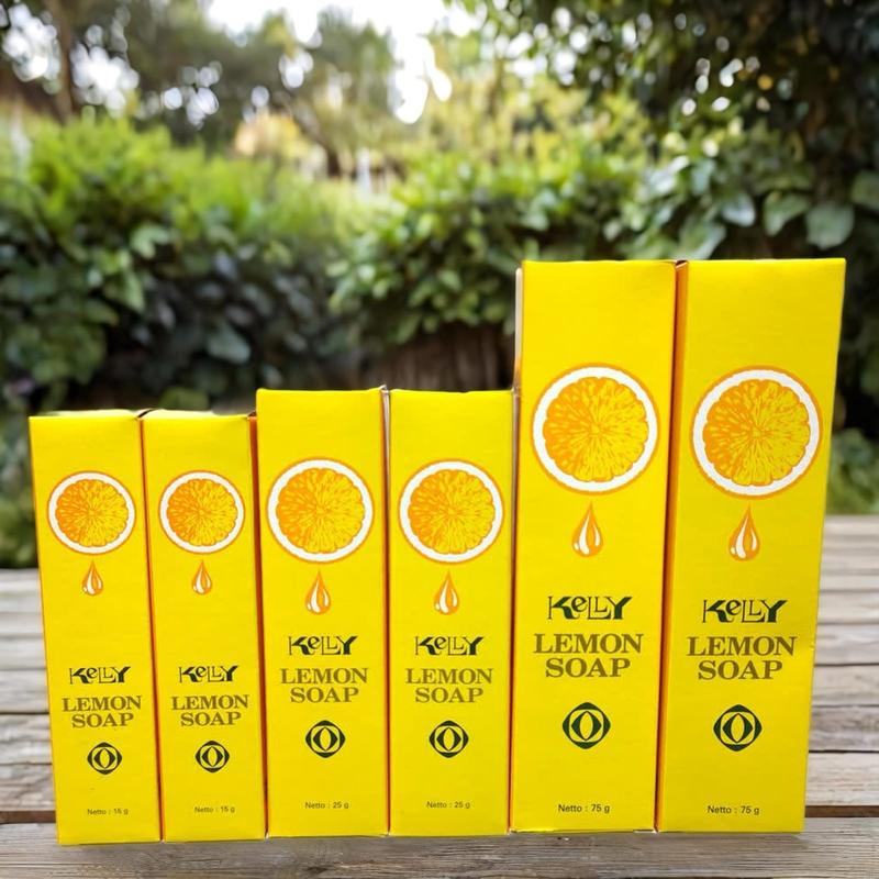 ￼KELLY LEMON SOAP Sabun Wajah Facial Foam Whitening 15 ml  25 ml 75 ml 0