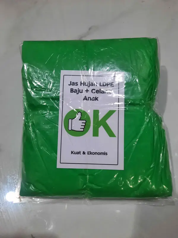 Jas Hujan Anak-Anak Setelan Lengan Panjang dan Celana Panjang 4