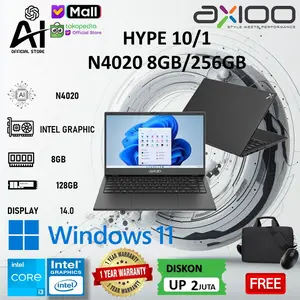 PROMO AXIOO HYPE 10 X HYPE 1 INTEL CELERON N4020 8GB 384GB 256GB 128GB W11 OFFICE 14.0 HD