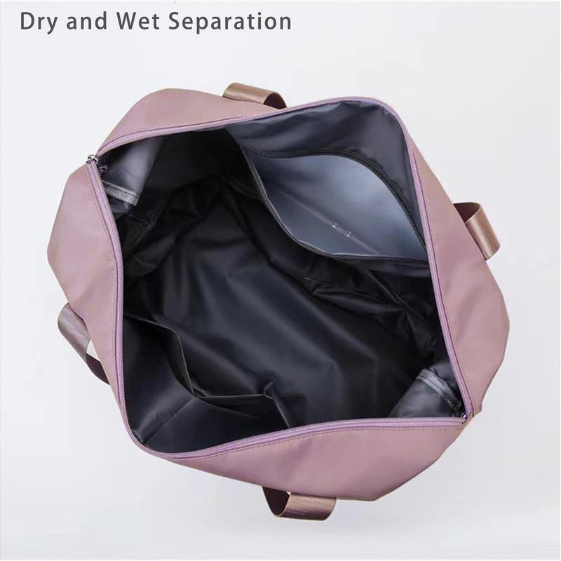 Large capacity Double layer Travel Bag Cloth Yoga Travel Hand Carry Luggage Foldable Beg Besar Murah dan Cantik Waterproof