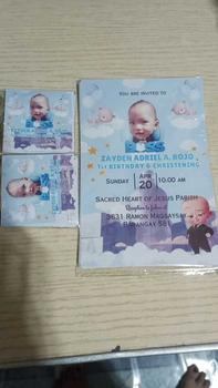 Product Review of Customized Invitation Christening Birthday Wedding Baptismal from A**a 0