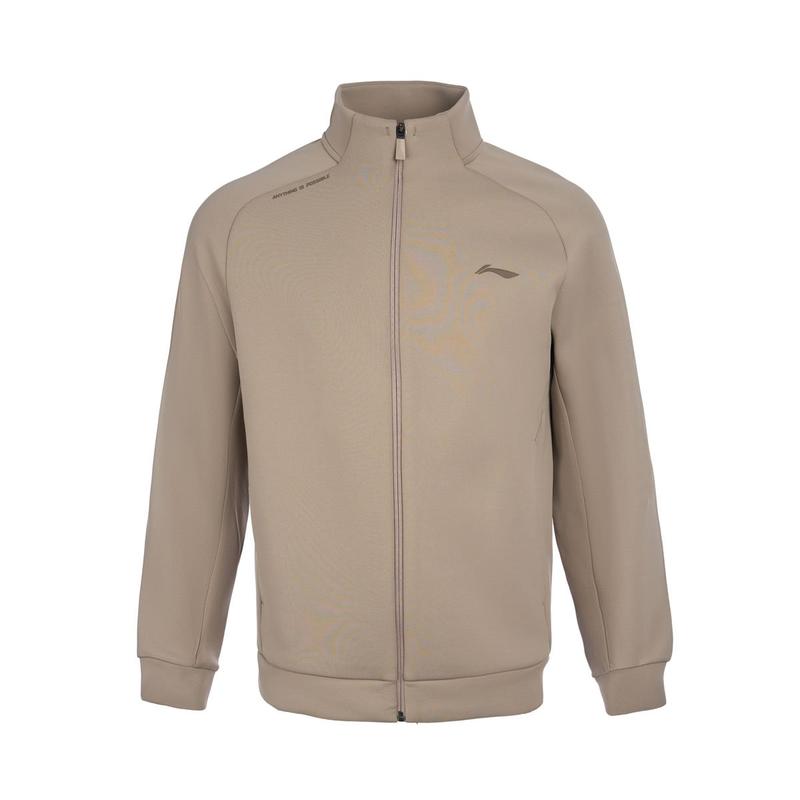   3 màu  Áo Khoác Nỉ Mịn Mướt  Không Mũ  Phong Cách Thể Thao Nam Li-Ning  AWDV121-1V,-4,-8  