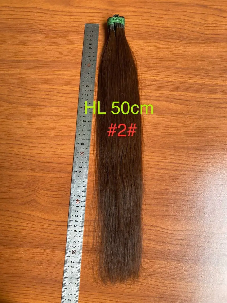 EXTENSION BROWN 50 CM 20  - 100 HELAI, PREMIUM