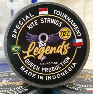 Gelasan THE LEGENDS 1200 yard size 022 matot ( Gelasan Layangan Gelasan Tajam )