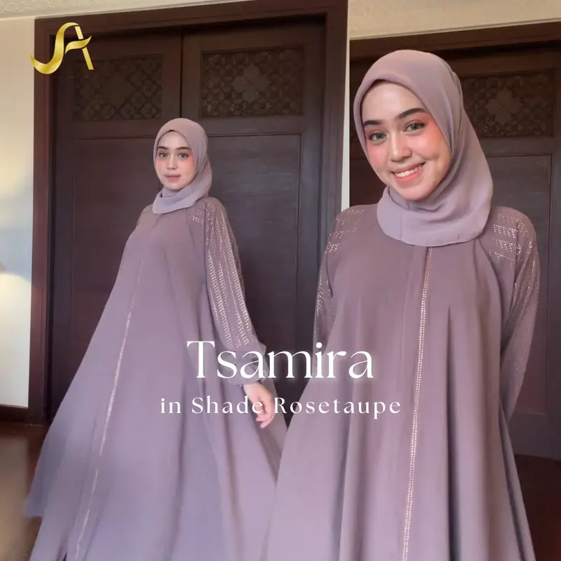 [ORI | BISA COD] Tsamira Black Abaya 6