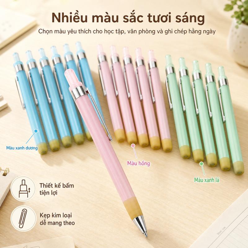 Bút bi đa năng chất lượng cao cầm êm tay viết lâu không mỏi văn phòng phẩm
