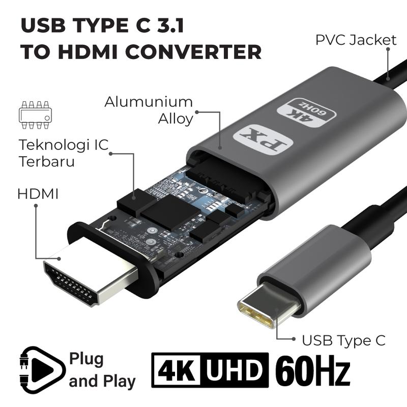 Hdmi Redmi Note Pro Mhl Support Usb C To Hdmi Cable For Xiaomi