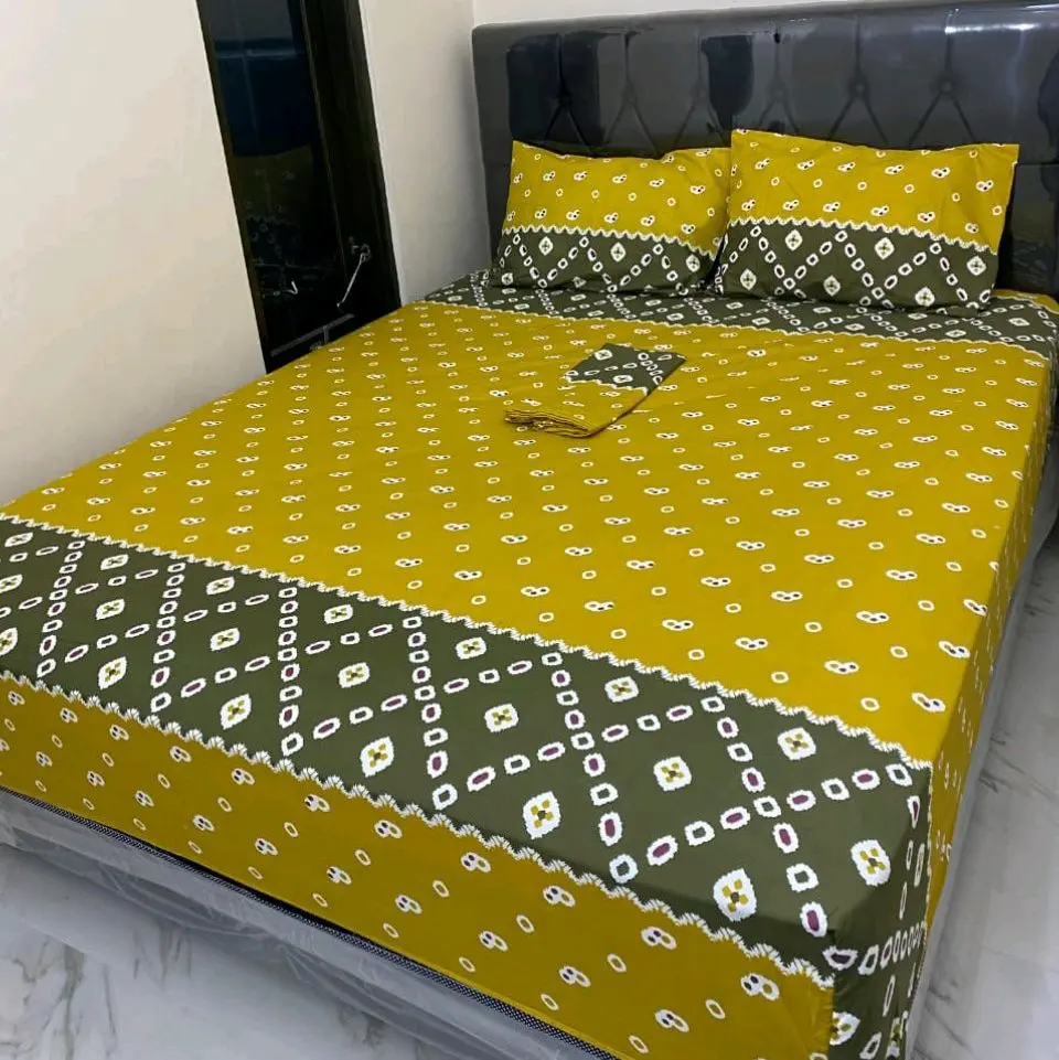 Sprei jumputan ukuran komplit 120,160,180,200 sprei motif jumputan best saller