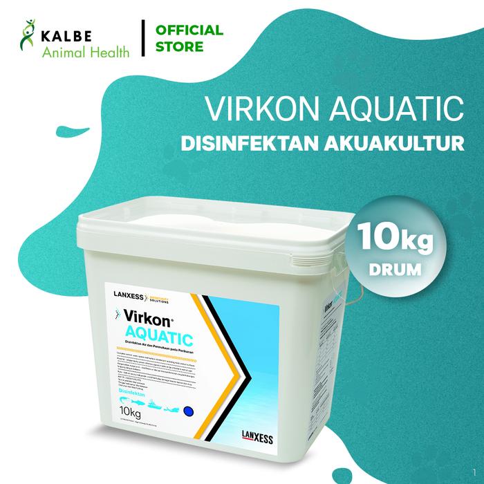 Gambar LANXESS Virkon Aquatic Disinfektan Serbaguna untuk Budidaya Udang & Ikan - 10 Kg Drum dari Kalbe Animal Health Kota Administrasi Jakarta Timur Tokopedia