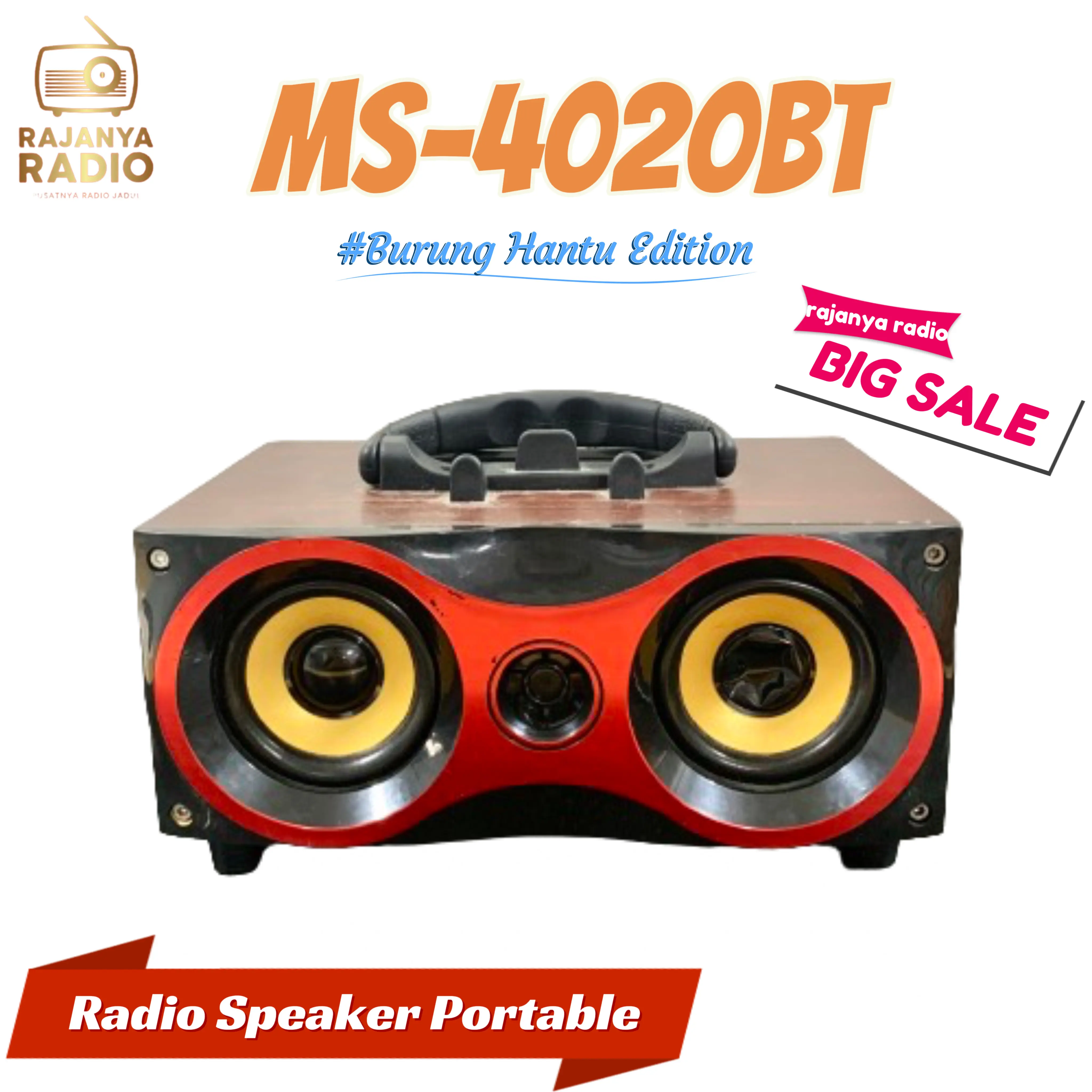 SPEAKER BLUETOOTH Portable Radio FM MITSUYAMA MS-4020BT