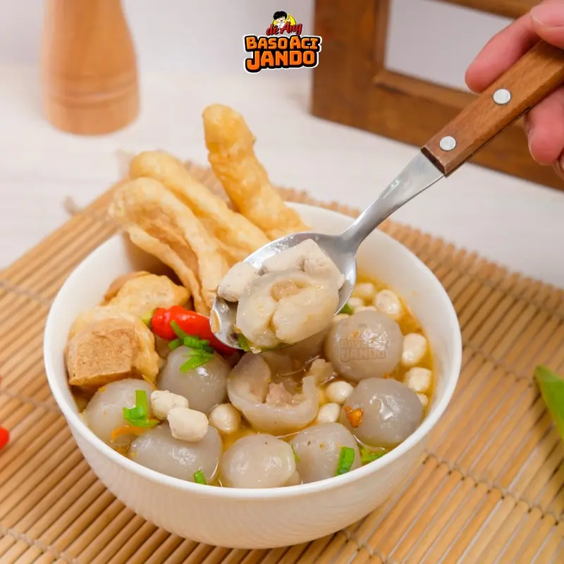 Bakso Aci Isi Tetelan Sapi Sambal Segar ( Makanan Pedas / Food Instan ) 3