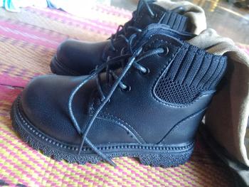 Product Review of Boots For Baby Girls Black Shoes For Kids Girl Rubber Shoes Korean Boots Kids Shoes 1 to 5 Years Old from S**z 0