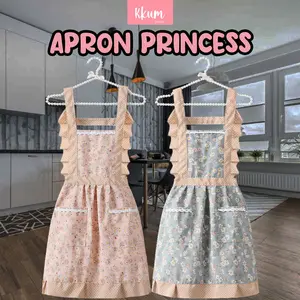 Celemek masak Princess/ Apron wanita korean cute