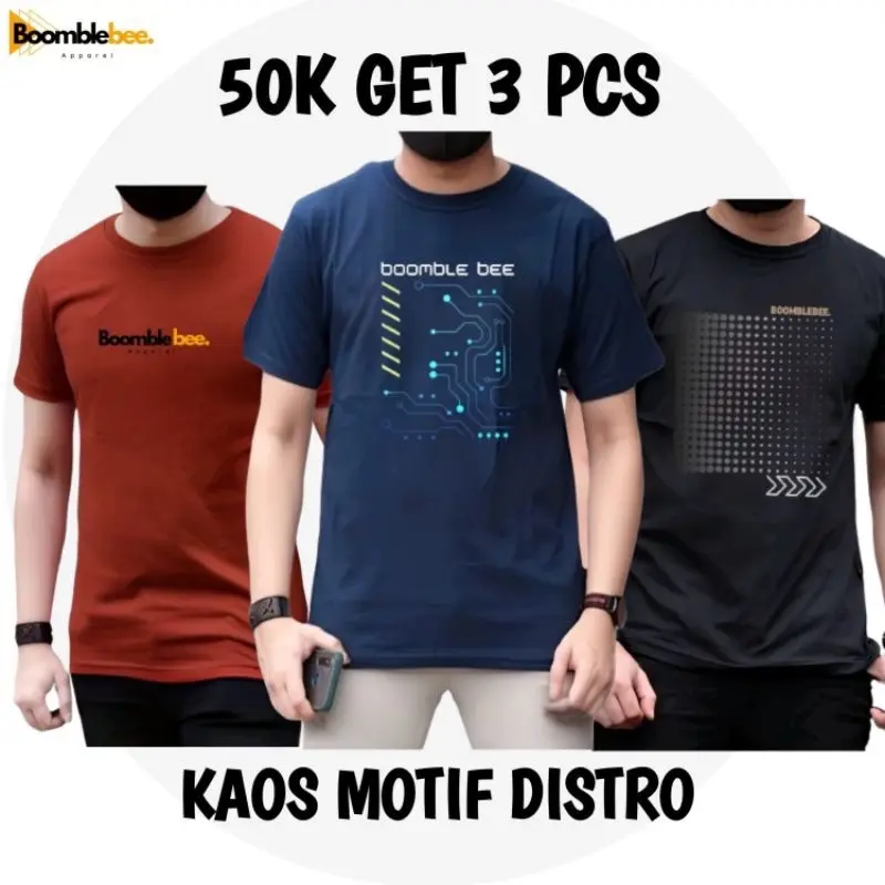 KAOS MOTIF DISTRO 50RB DAPAT 3