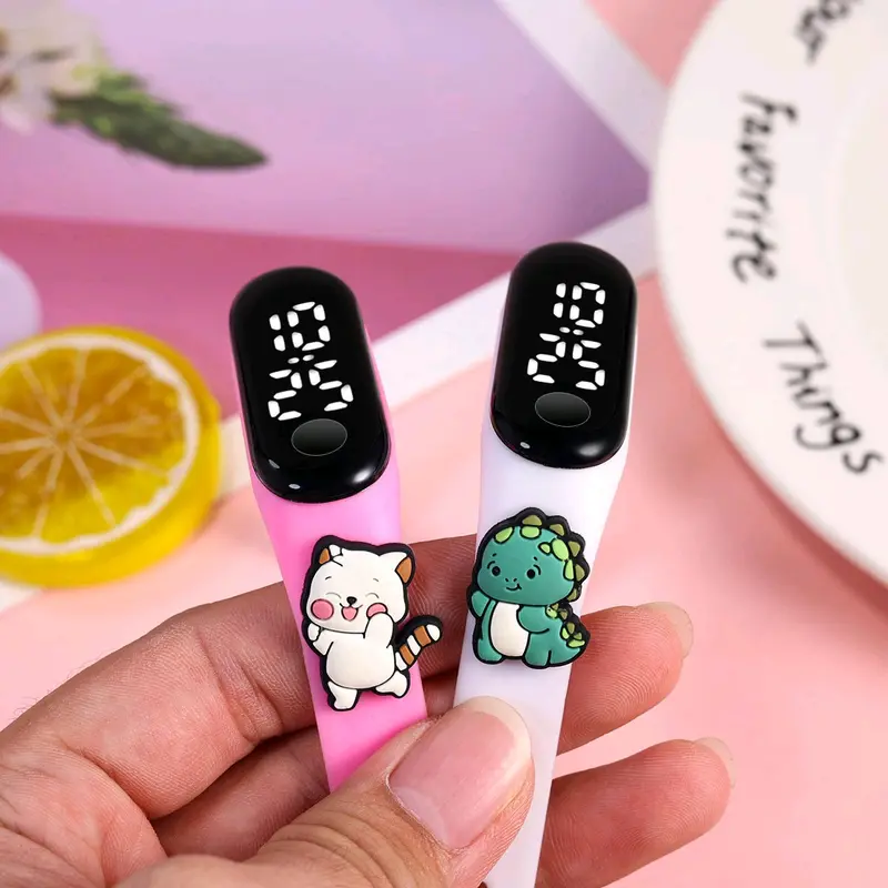 Jam Tangan Anak Karakter Kartun Lucu LED Tahan Air Model Keren Kekinian - Fashion 4