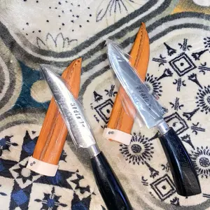 Pisau dapur untuk kupas bawang serbaguna free sarung