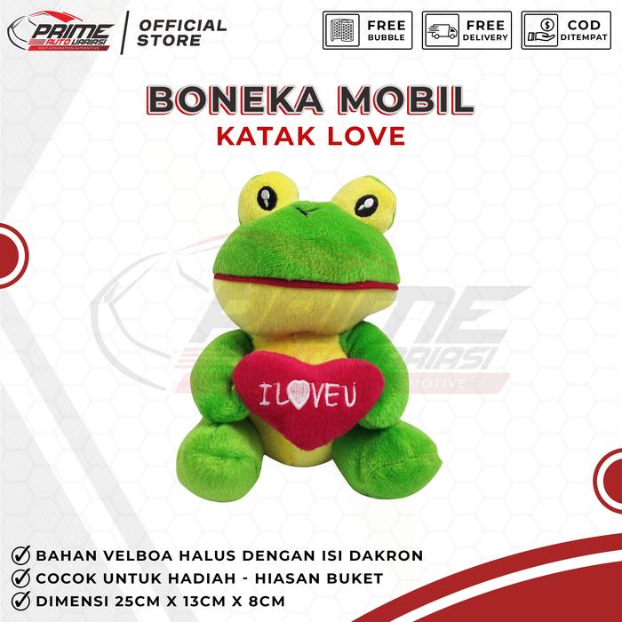 Gambar Bantal Mobil Boneka Bantal Boneka " Keroppi Love " dari PRIME AUTO VARIASI Kota Administrasi Jakarta Pusat Tokopedia