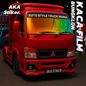 KACA FILM BUNGKLON RAINBOW HIJAU GOLD