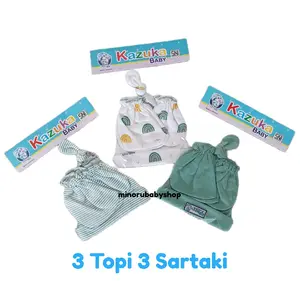 Paket Topi Bayi dan Sarung Tangan Bayi baru lahir   Lembut dan tebal