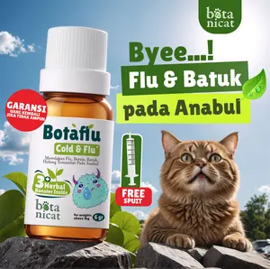 Botanicat Obat Flu Batuk Pilek Bersin Flu Kucing Sakit Menahun Ampuh