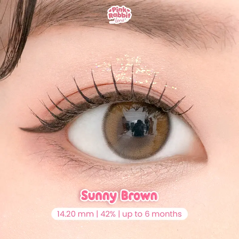 PINKRABBIT SOFTLENS SUPER COMFY SUNNY BROWN - Normal, Minus 0.50 S/D 10.00 (1PCS/Sebelah) Eye Contact Lens 1